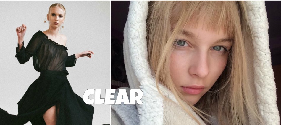 La giovane attrice YD'Actors Beatrice Simion nella nuova web serie "Clear"