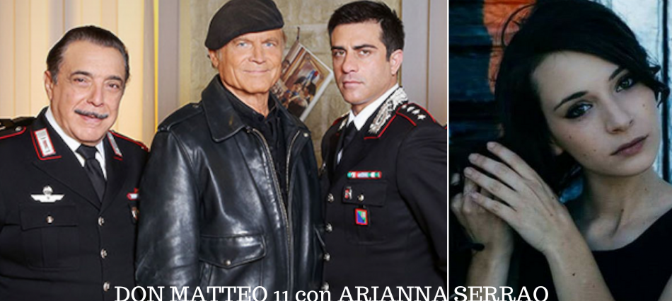 Don Matteo 11 con l'attrice YD'Actors Arianna Serrao