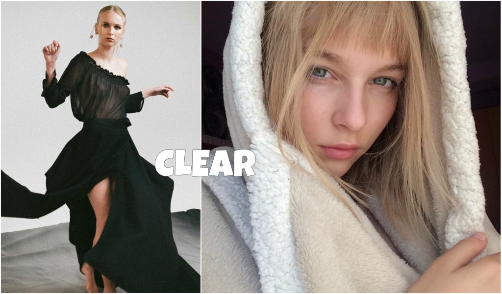 La giovane attrice YD'Actors Beatrice Simion nella nuova web serie "Clear"