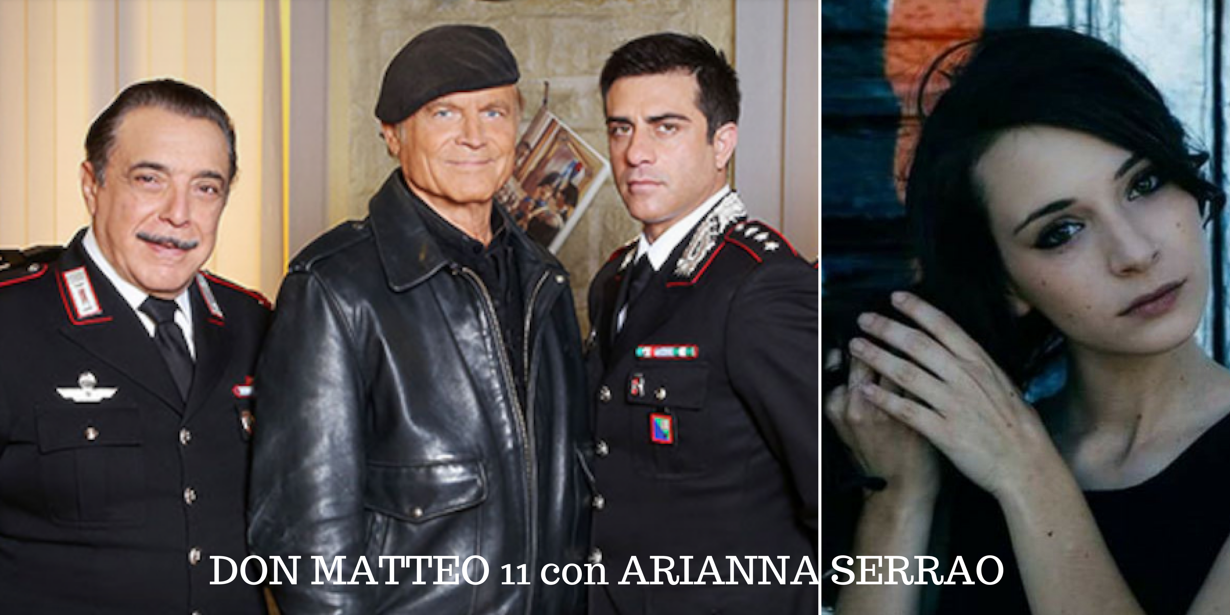 Don Matteo 11 con attrice YD'Actors Arianna Serrao