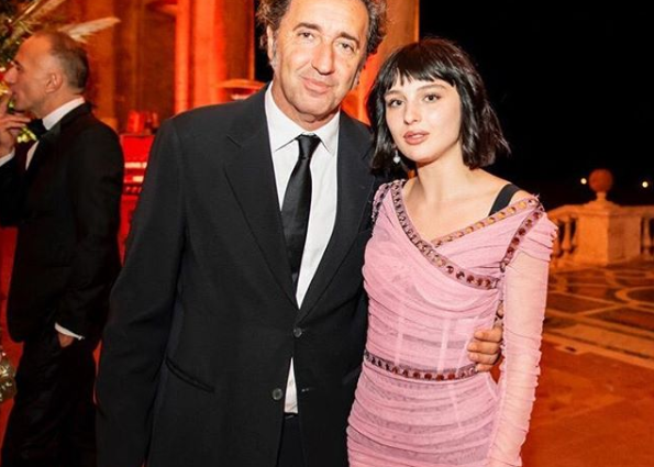 ALICE PAGANI, ATTRICE YD'ACTORS, AL GALA DINNER-TRIBUTE MARTIN SCORSESE BY VANITY FAIR